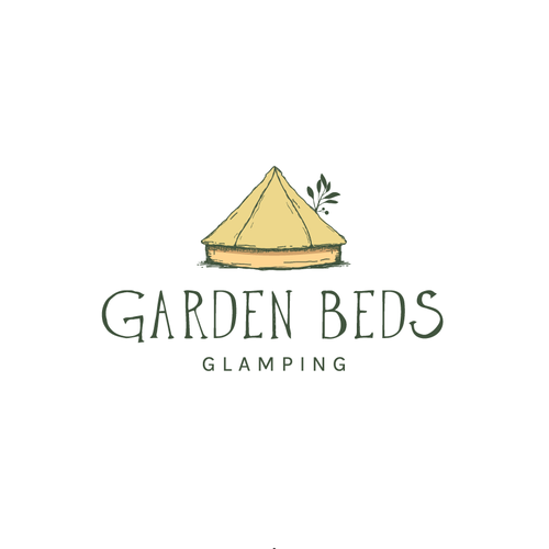 Camping design with the title 'Logo for luxury camping (glamping)'