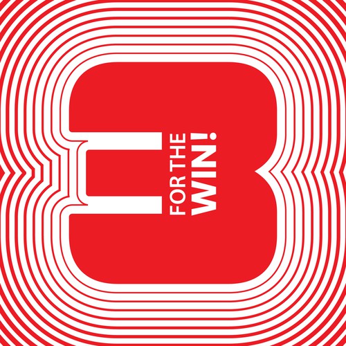 Three design with the title 'Bold logo design for an online sports apparel review site'