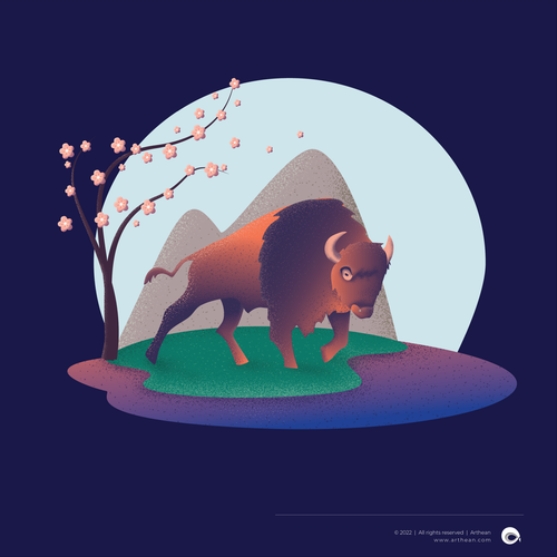 Animal artwork with the title 'For sale'