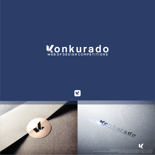 Web design logo with the title 'KONKURADO'