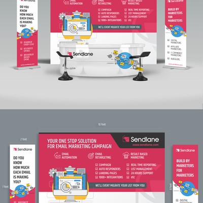 Sendlane Tradeshow Booth