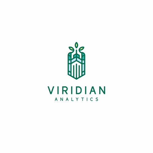 City logo with the title 'viridian analytics'