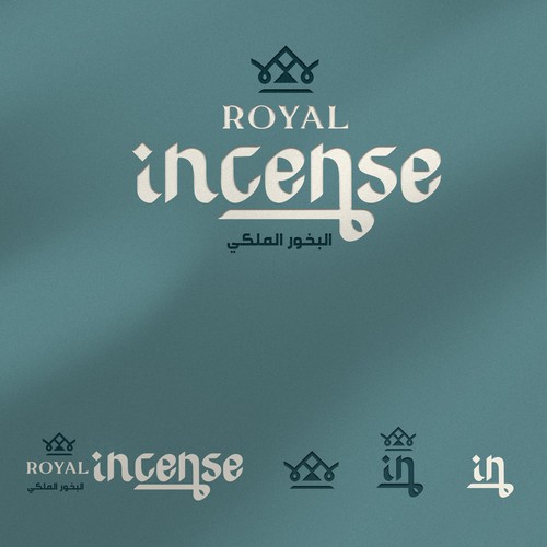 Arabic brand with the title 'logo design for a luxury incense brand'