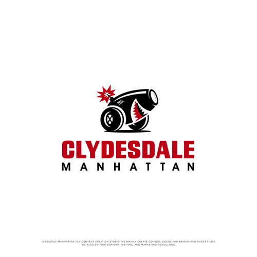 Crazy design with the title 'Clydesdale Manhattan'