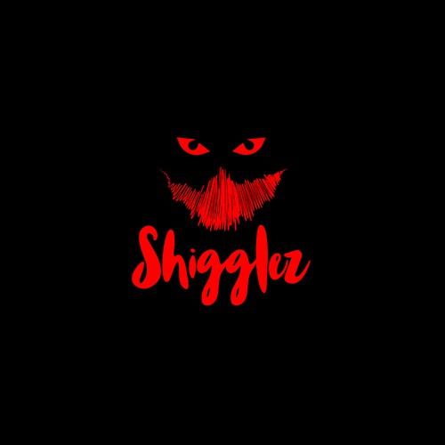 Laughing logo with the title 'devil concept for shigglez'