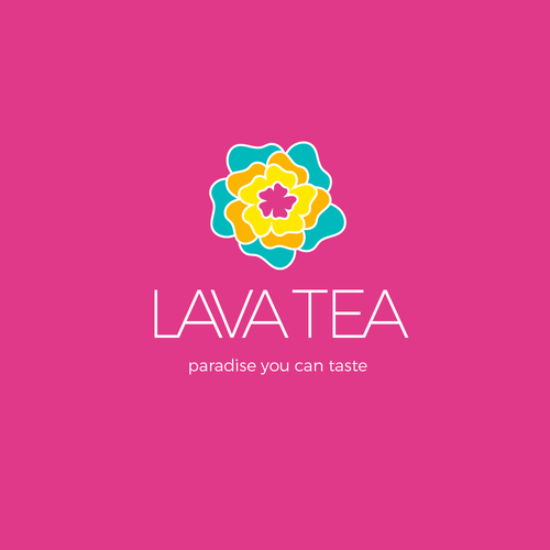 Hawaii logo with the title 'Logo concept for Hawaiian tea company'