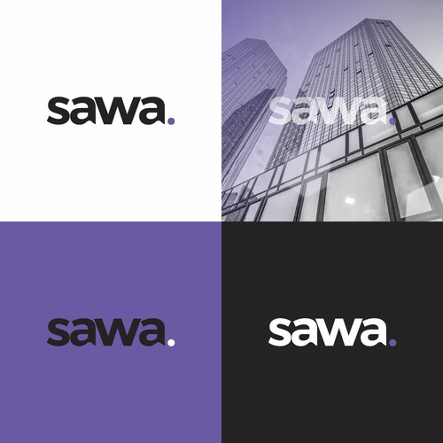 Website logo with the title 'sawa'