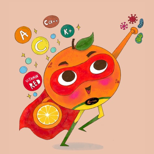 Children's book artwork with the title 'Character design'