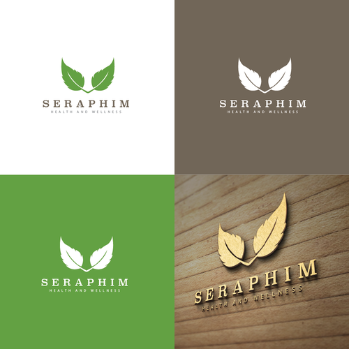 Wood brand with the title 'logo design for medical clinic'