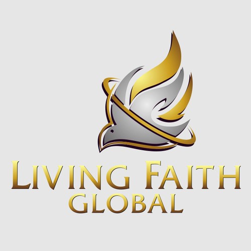 Dove logo with the title 'Logo concept for Living Faith Global'