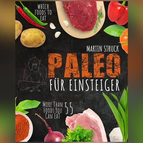Food book cover with the title 'E Book Design Contest Winner'
