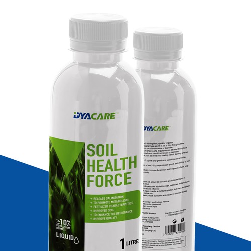 Agriculture packaging with the title 'Packaging DYACARE'