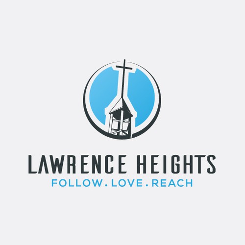 Religious brand with the title 'Logo Design for Lawrence Heights.'