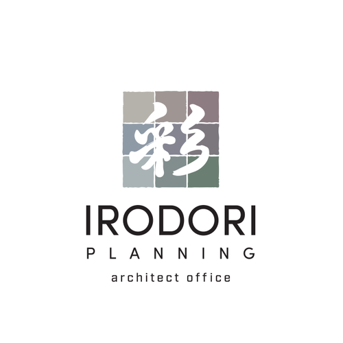 Brush stroke logo with the title 'Logo design'