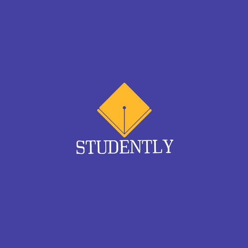 Student logo with the title 'Logo concept for Studently'