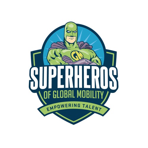 Strength design with the title 'Superheros of Global Mobility'
