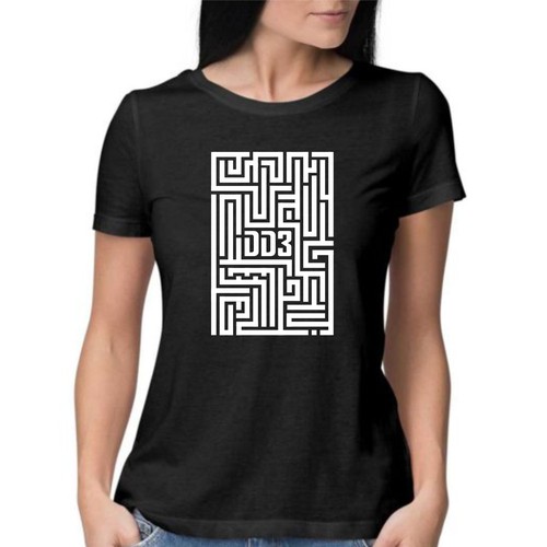 Maze design with the title 'Maze Tshirt For Sale'