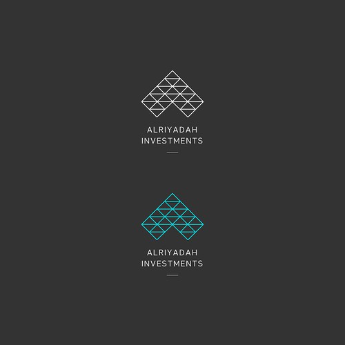 Conceptual brand with the title 'Logo design'