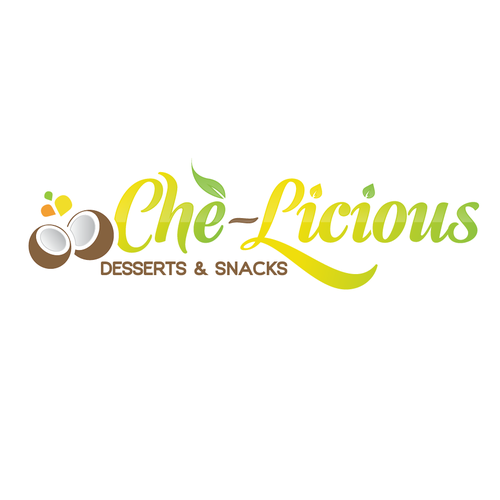 Coco logo with the title 'Unique logo for a fresh dessert cafe'