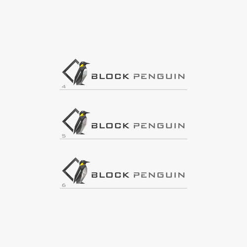 Penguin logo with the title 'Block penguin'