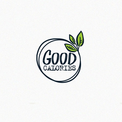 Vegan logo with the title 'Organic and quirky logo for a food brand'