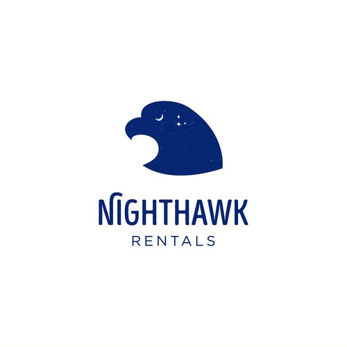 Hawk logo with the title 'Nighthawk Logo'