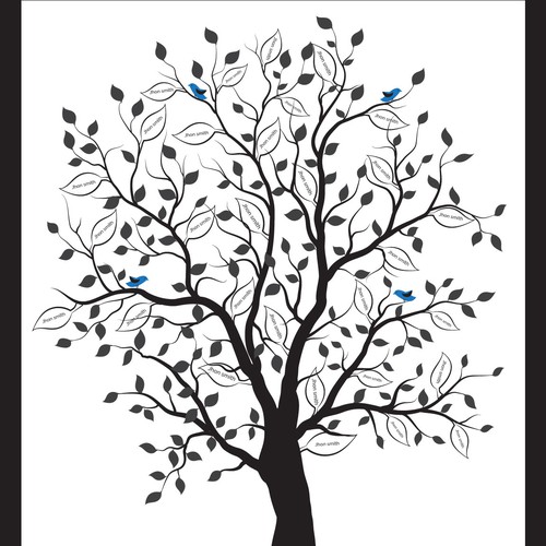 Family tree design with the title 'Family Tree'