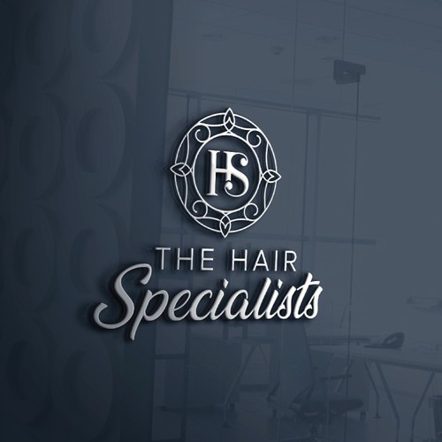 Hair salon design with the title 'Logo for Hair Restoration Salon '