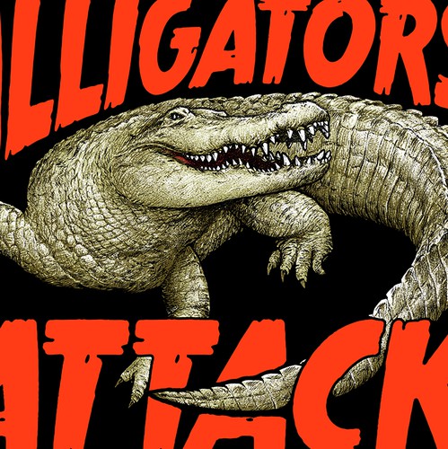 Fashion t-shirt with the title 'Alligator'