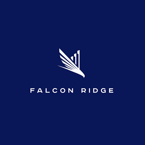 Falcon logo with the title 'Bold logo for real estate company'