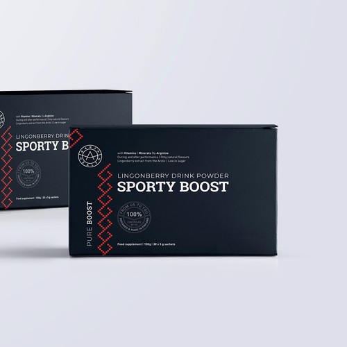 Scandinavian design with the title 'Packaging Concept for Aarja Health'