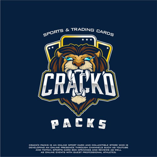 Card logo with the title 'Sports & Trading Cards Logo'