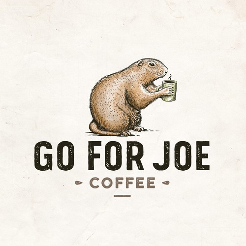 Cafe design with the title 'Go for joe coffee'