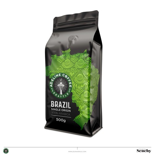 Coffee design with the title 'Coffee packaging'