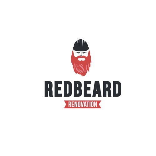 Renovation logo with the title 'Redbeard Renovation Logo'