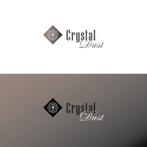 Clothing line logo with the title 'Logo for "Crystal Dust"'