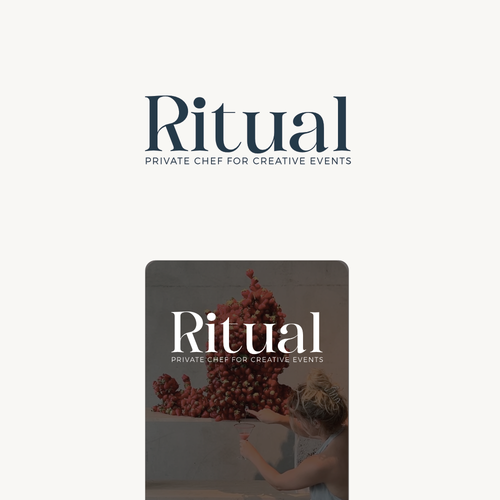 Event planning logo with the title 'Ritual'