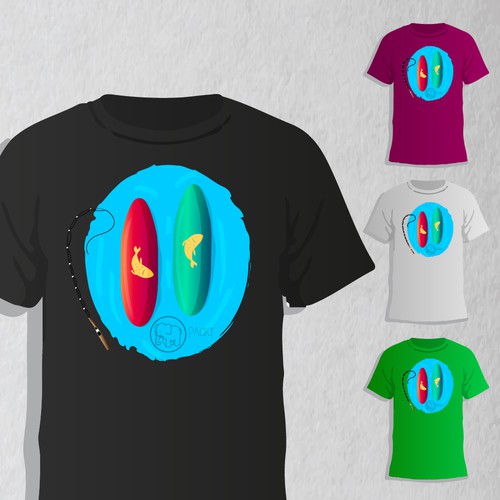 Fishing t-shirt with the title 'Bold t-shirt for outdoor activities '