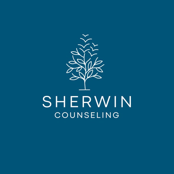 Psychiatry logo with the title 'Sherwin Counseling'