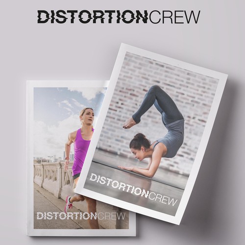 Cover logo with the title 'Distortion Crew'