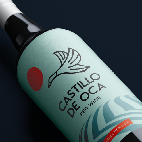 Wine label with the title 'Logo concept for a new wine brand for Japanese market'