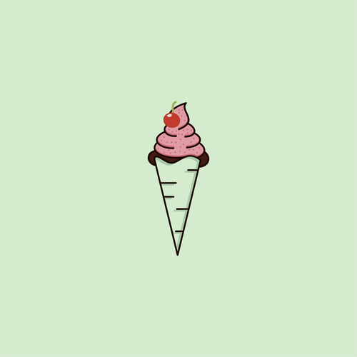 New logo with the title 'Ice Cream Is My Religion.'