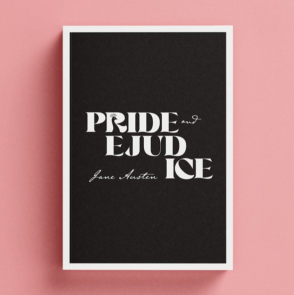 Classic book cover with the title 'Pride and Prejudice '