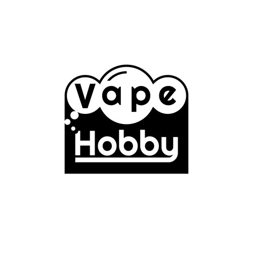 Vapor logo with the title 'VapeHobby logo design'