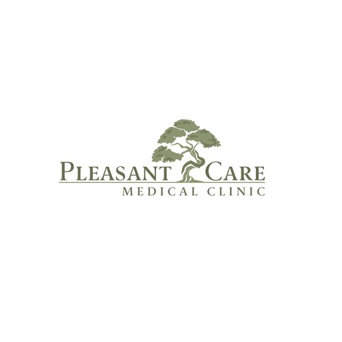 Clinic design with the title 'Pleasant Care Medical Clinic'