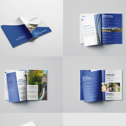 Annual report design with the title 'Brochure Design '