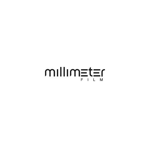 Movie logo with the title 'Logo for film studio - Millimeter Film'