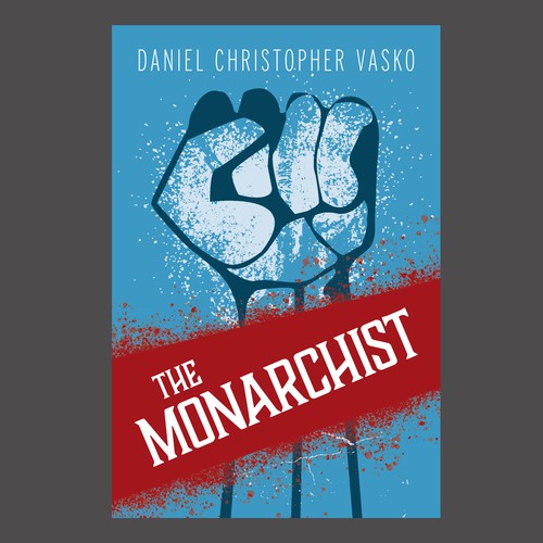 Dystopian book cover with the title 'Book cover contest entry'