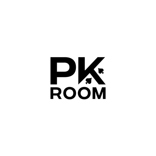 Poker chip logo with the title 'Espacio Negativo para PK Room'