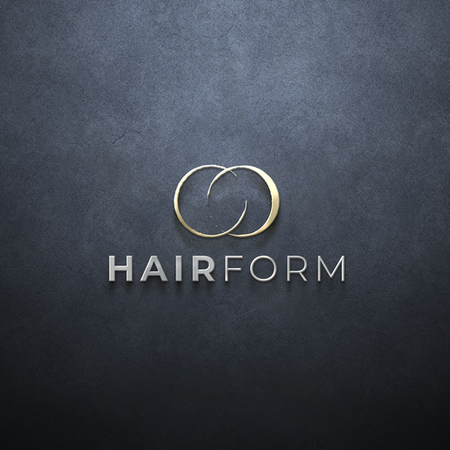 Laser design with the title 'HairForm logo design'